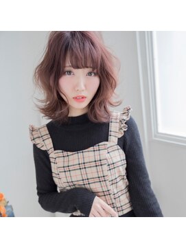 ナチュラル 練馬店(Natural) ☆ベリーグレージュ×外ハネmixボブ☆-練馬店-