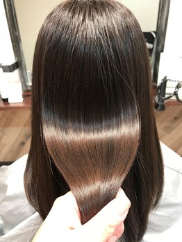 マチルダ ヘア プライベート(Matilda hair private)の写真/【なかもず駅】貴女史上ベストな縮毛矯正をご提供★手触りやクセ等今までのお悩みを解消される仕上がりへ◎