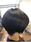 ステップボーンカット 小顔補正カット ショート