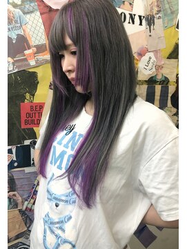 トロニー(TLONY) TLONY渋谷hori インナーカラー シールエクステデザイン