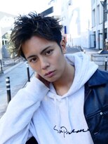 フィフス(fifth)&nbsp;ショートレイヤー ツーブロック くせ毛風パーマ アップバング75