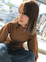 ラカーロ(La CARO)&nbsp;La CARO インナーカラー/外ハネ/ケアブリーチ/ベージュby市橋