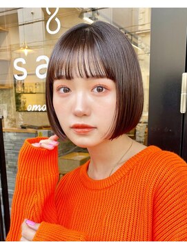 サンド 表参道(sand) 乾かすだけでまとまるぱつっとボブ