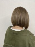 前下がりボブ×シアーベージュ　【ROPE横須賀中央　かせ谷】