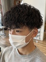 フィフス 原宿(fifth)&nbsp;ツイストスパイラルパーマ波巻きスパイラルツーブロックマンバン