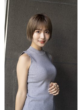 アンアミ オモテサンドウ(Un ami omotesando) 【Un ami】《増永剛大》 大人可愛い、外ハネショートボブ