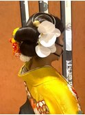 シニヨンアップスタイル