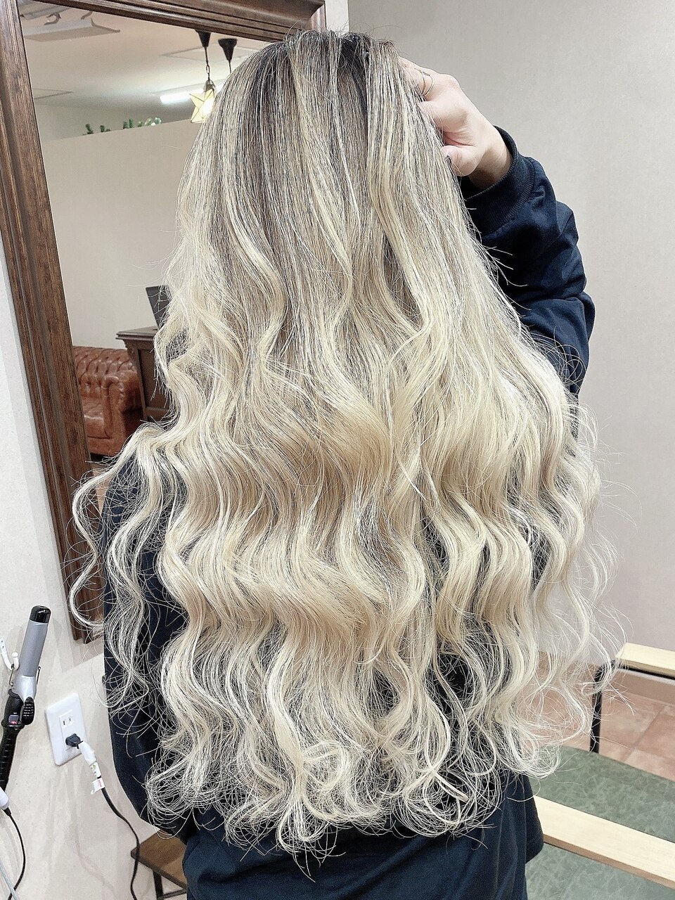 ホワイトブロンド#シールエクステ#外国人風#大人ガーリー#静岡