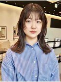 顔周りレイヤー*顔周りカット*レイヤーカット*グレージュカラー