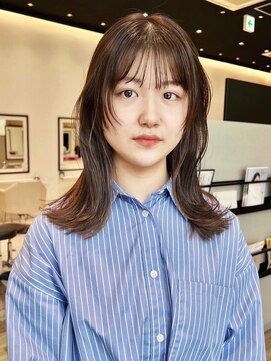 ケーツー あべのキューズモ-ル店(K-two) 顔周りレイヤー*顔周りカット*レイヤーカット*グレージュカラー