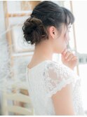 大人かわいい黒髪抜け感ルーズアップアレンジc5越谷20代30代40代
