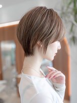 イオ 本厚木(io)&nbsp;20代30代大人かわいい丸みショートハイライトイメチェン前髪