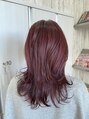 ヘアメイク アリエス 岩切店(HAIR MAKE aries) ピンクカラー人気です