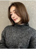 切りっぱなしボブ タッセルボブ 表参道 韓国ボブ 美髪