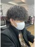 メンズカット+波巻きパーマ ￥12000（松戸/柏/メンズパーマ/波巻きパーマ）