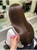 髪質改善艶カラー 艶髪オージュアトリートメント レイヤーカット