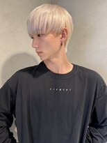 ペレ 梅田(PELE) ベリーショート/ダークアッシュ/ニュアンスパーマ/韓国マッシュ