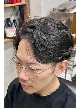 パール(PEARL) かきあげ×ニュアンスパーマ