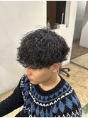 波巻きパーマ[メンズカット/メンズパーマ]