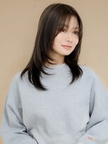 エンタク 新宿(enntaku)&nbsp;マロンベージュ/Aラインボブ/かきあげ/インナーカラー[新宿駅]