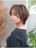 【GEEKS渋谷】くびれショートボブ/ハイライト/グレージュ/透明感