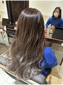 ロングレイヤー/グレージュ/イルミナカラー