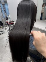 レス(Les.)&nbsp;【縮毛矯正ストレート】艶髪ブルーブラックストレート