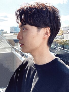 ローウェ バイ フィフス 立川メンズサロン(Louwe by fifth) メンズ波巻きスパイラルパーマシャドウパーママッシュウルフ緩め