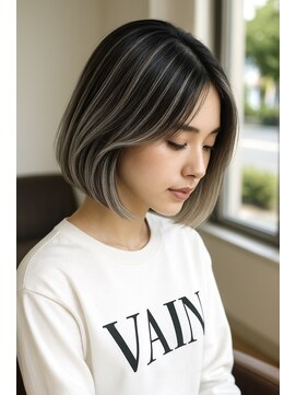 アフューズバイストゥー(Vfuse by StueW) コントラストハイライト21/髪質改善/白髪ぼかし/ブリーチ/カラー