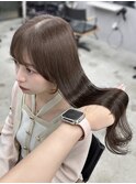 上品韓国ヘアラベンダーグレージュ