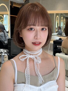 ロンドリメゾン 原宿(Lond re Maison.) ミニウルフレイヤーカット顔周り前髪韓国ショートボブ/原宿