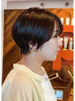 マノ 千歳烏山(MaNO)&nbsp;大人ショートハイライト髪質改善トリートメント前髪30代40代