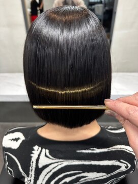 黒髪　髪質改善