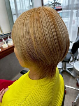 アトリエドゥ(atelier deux) ダブルカラー＋カット