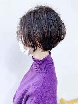 モリオ フロム ロンドン 成増店 【morio成増 セリザワ】ショートボブ 丸み ダークブラウン