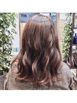 ベル(Bell)の写真/[カット+リタッチカラー+マスクトリートメント￥9900]カラーが映える、うるつや髪♪白髪染めもOK◎