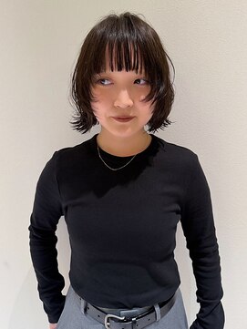 エンター 天神店(ENTER) ショートミディ/顔まわりカット/レイヤーカット