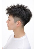 メンズツーブロック刈り上げ爽やか春カラー◎好印象ヘア