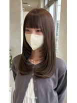 エレノア 枚方(Eleanor)&nbsp;【飛鳥】 ロングレイヤー／ベージュブラウン/枚方