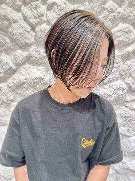 モアナ バイ ヘッドライト 上田店(Moana by HEADLIGHT) Moana【上田】#ハイライト#ブリーチ#ショート#ボブ
