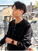倉敷メンズサロン20代30代波巻きツイストスパイラルパーマ