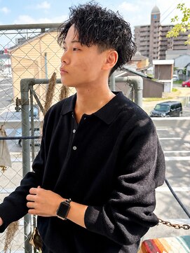 ユイマァルスロウ 倉敷(YUIMARLSLOW) 倉敷メンズサロン20代30代波巻きツイストスパイラルパーマ