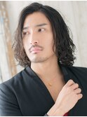 センターパート伸ばしかけスパイラルパーマ韓国ヘアｒ札幌月寒