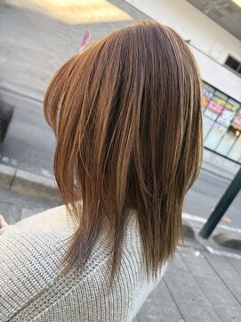 アズールサン 草加西口店(azule-sun) ハイライトカラー,白髪ぼかし,デザインカラー,ベージュ【草加】