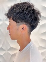 銀座マツナガ 浅草店 夏カラーで決める!爽やかアップバング×ツーブロック