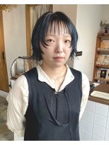 オトソーデン(Oto-soden) ブルーブラック×ショートウルフ