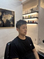 アントレース 東池袋店(UNTRACE) アップバングショート【メンズ/バーバー/理容室】
