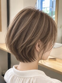シッポヘアー(SHIPPO HAIR)の写真/2026.7～星ヶ丘NEW OPEN♪骨格や髪質に合わせてつくる、どこから見ても綺麗なシルエットのショートカット◎