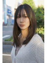 キユ(qiyu)&nbsp;レイヤーなし透明感やわらかブラウンカラー［広島/八丁堀］