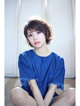 マノン バイ エイチ(MANON by H) 《manon》ミルキーアッシュ×シースルーバング